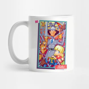 Saturday Morning Tarot XI Justice Mug